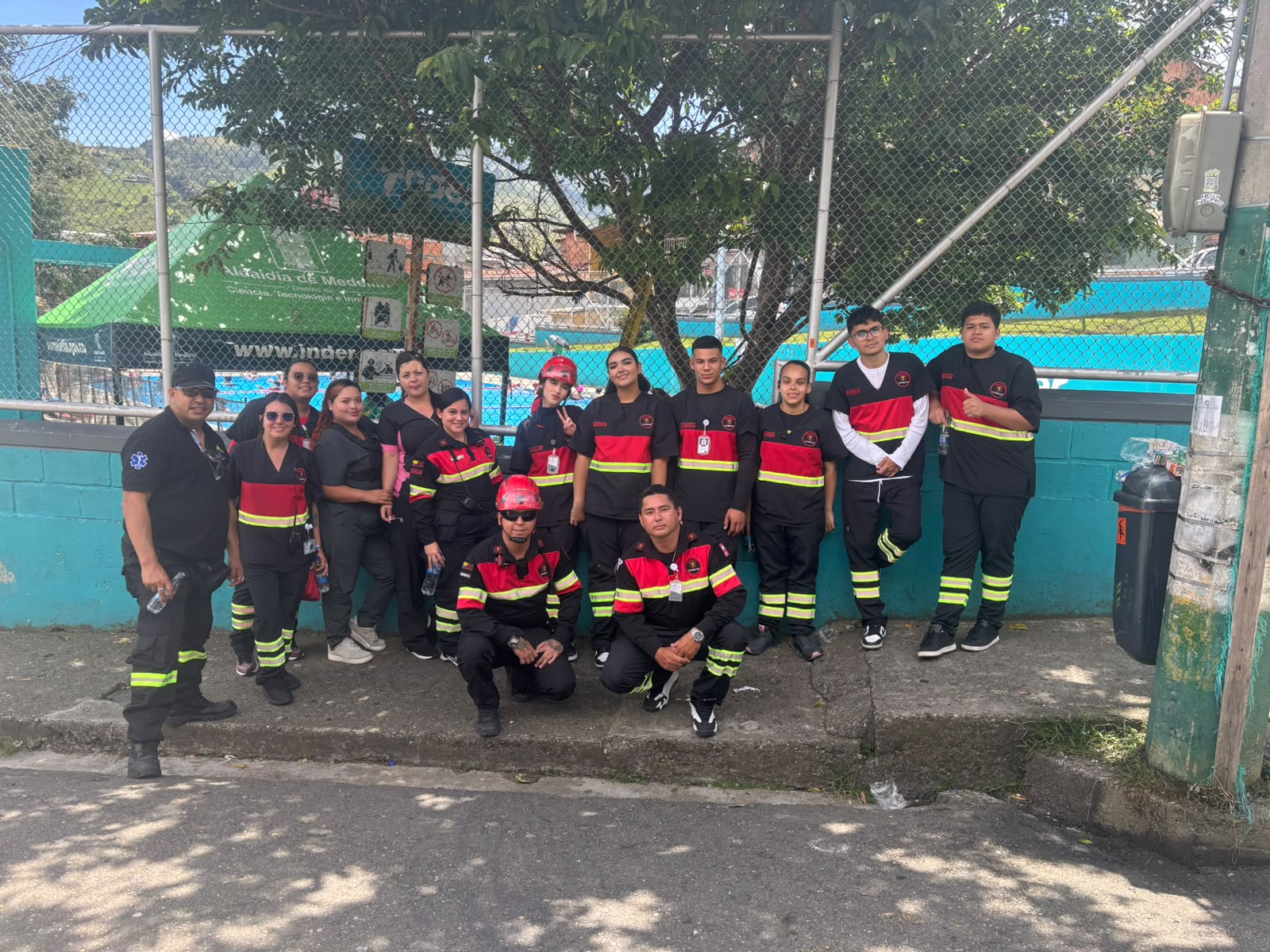Equipo de Código Rojo en un evento